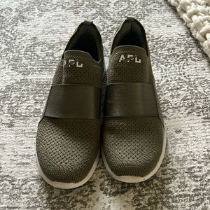 Women’s APL size 9 slip on sneakers - green